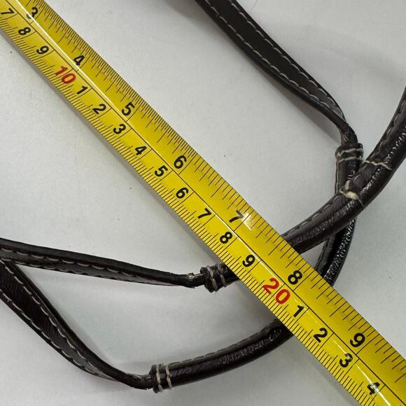 Y2K COACH Signature Stripe Studded Tote Handbag Monogram No G1220-F20014 READ - Picture 12 of 12